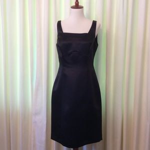 Tahari satin cocktail dress